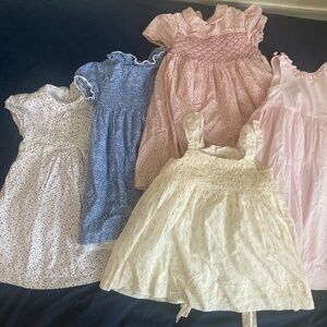 Lot / bundle adorable floral cotton dresses from Spain / France